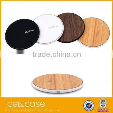 2016 Newest Hot selling wooden charger qi wireless charger receiver