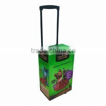 Supply cardboard paper supermarket trolley,shopping trolley bag,carton trolley box