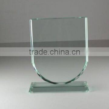 crystal glass plaque award