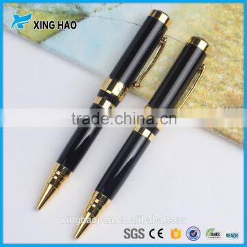 Spring style clip metal ball pen rotating retractable action with custom logo promotion gifts refill ballpoint pens