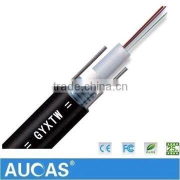 Outdoor Central Tube Filled Steel-PE 12 Core Single Mode GYXTW Fiber Optic Cable photo-2