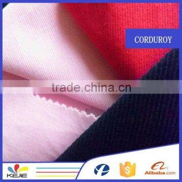 100 cotton yarn dyed corduroy fabric