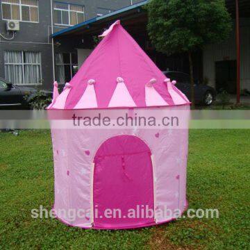 2014 new foldable castal pricess kids indoor Play Tent for girls