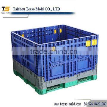 OEM custom plastic folding crate mould