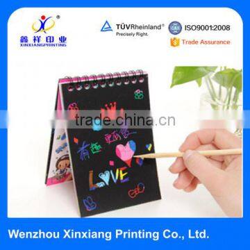 Various Kinds of Latest Design High Quality Scratch Book With a Wood Pen photo-3