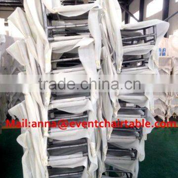 Plastic Resin PC Silver Stacking Chiavari Chair for Wedding Rental