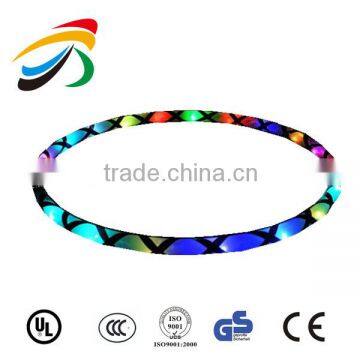 Hot Sale Colorful Flashing LED Hula Hoop Lose Weight Workout Light Led Glow Hula Hoop photo-2