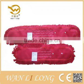 W004 Cotton Flat Mop Head,with Metal Button Pocket. photo-2
