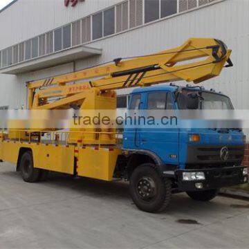 best 24M Dongfeng hydraulic aerial cage truck for sale