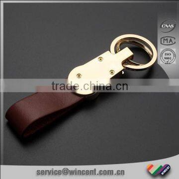 Full Leather Custom Promotional Keychain photo-2