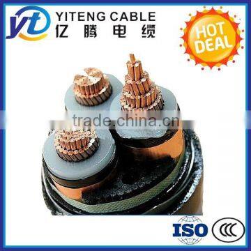 High Voltage 11KV 33KV XLPE Cables CU/AL XLPE PVC Power Cable