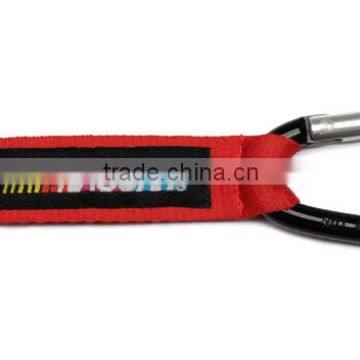 fashion key ring lanyard short carabiner lanyard