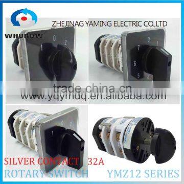 Cam Switch YMZ12 Series White Black Changeover Combination Rotary Switch 0-8 Positions 16-125A Ui 690V Sliver Point Contacts photo-4