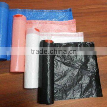 2015 plastic garbage bags with handles