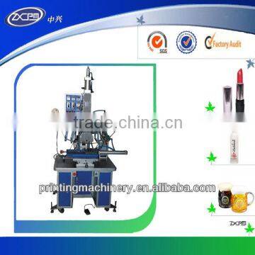 High speed heat transfer machine for lipstick