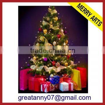 Hot sale decoration artificial love shape hanged christmas tree