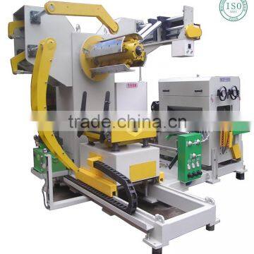 Feeder straightener and uncoiler with Hydraulic cutter
