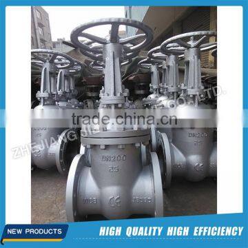 JIEYU DN200 PN25 wcb manual gate valve with carbon steel