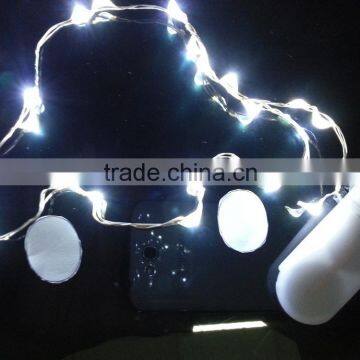 20 White Led Battery Operated Fairy Light