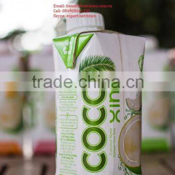 Natural Coconut Water in Tetra - FMCG Vietnam