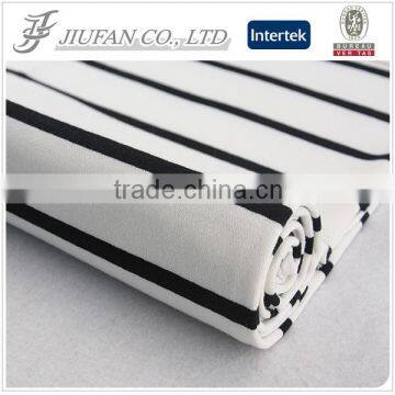 Jiufan textile polyester custom printed french terry fabric