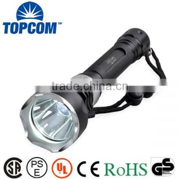 2*18650 battery high power led underwater diving flash light