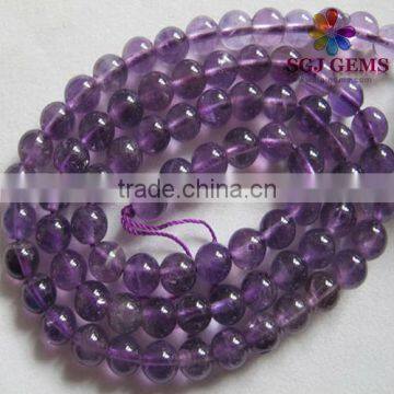 6mm Amethyst round wholesale jewellery beads in 16"strands