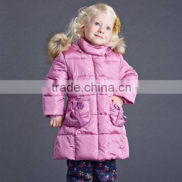 DB2946 dave bella 2015 winter infant coat baby padded jacket girls padded coat girls down coat down jacket