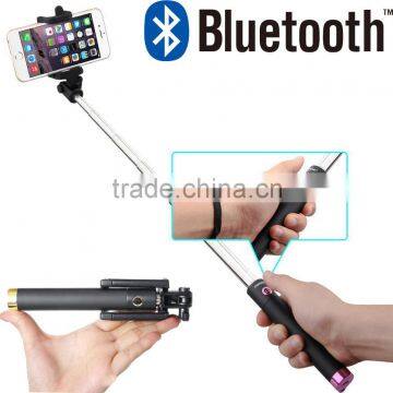 New Arrival Private Label Selfie Stick Blutooth Monopod, Selfie Stick With Bluetooth Shutter Button