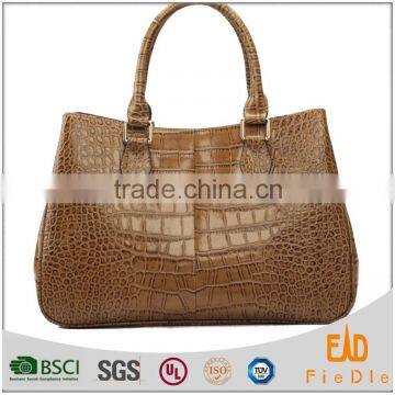N1038B-A2374 2015 Hot Stylish Bag Croc Leather Handbag European Tote Bag photo-4