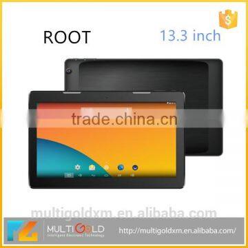 OEM/ODM 13 inch Tablet, ROOT 13.3 inch IPS Screen 1920*1080 2GB RAM 32GB ROM Android Tablet PC