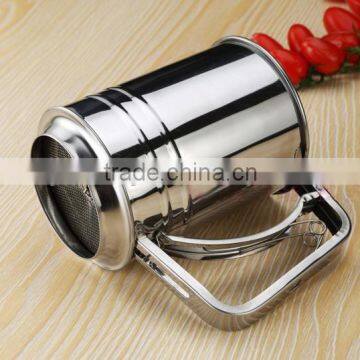 Factory supply baking tools stainless steel kitchen flour sifter 3 cup