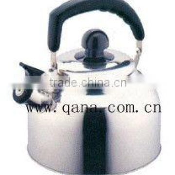 stainless steel water kettle best whistling kettle with black fix handle