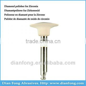 Sr105UF RA Shank Wheel Shaped Silicone Rubber Impregnated With DIAMOND Heatless Dental Diamond Polishing Bur