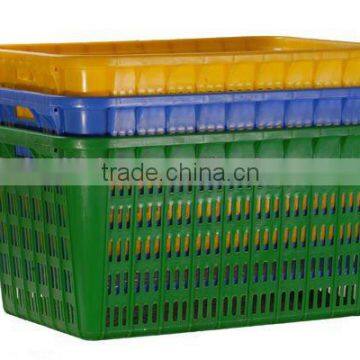 2016 Hot Sale Plastic Vegetable Crate With Handle photo-1