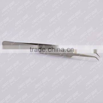 professional 45 degree angle curved tip tweezer