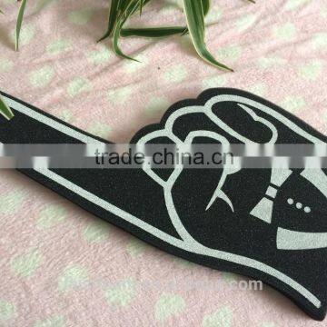 printed sponge hand foam finger sponge palm for game cheering LS-F-012-A