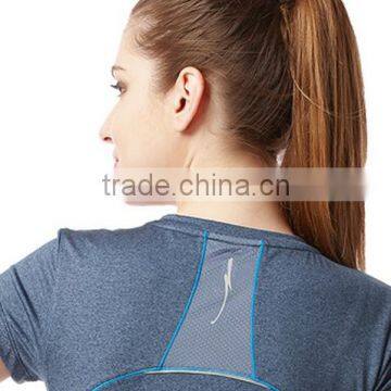 Wholesale Women Functional Fabric Sport Shirts /OEM Yoga Wear photo-5