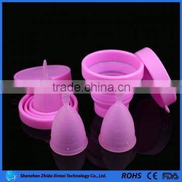 FDA Approved Silicone Folding Cup for Menstrual Cup