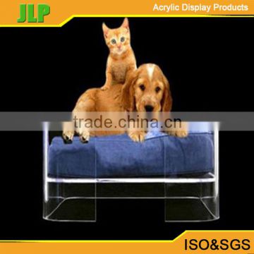 Elegant luxury lucite acrylic cat dog bed