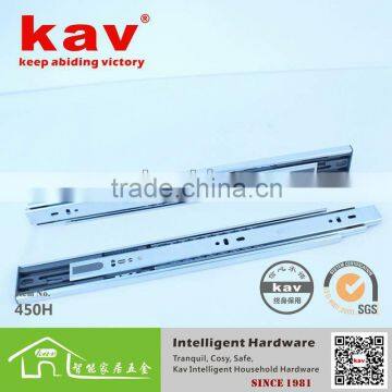 45MM soft close full extension ball bearing groove drawer slide