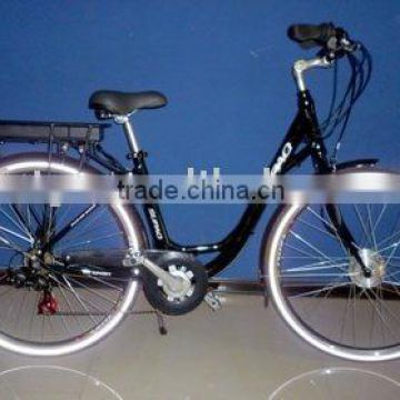 25" Electric lady bicycle with lithium battery (FP-E-BIKE 15001)