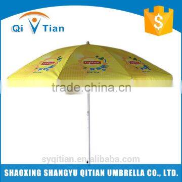 120cm*10K radius hot sale beach umbrella,160G polyester uv cloth beach umbrella