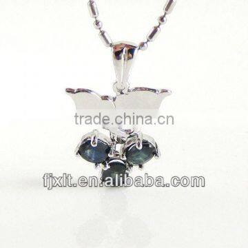 Cheap Sapphire Cute Silver Pendant