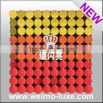 2015 Patent Glitter Decorative Disc Panel Backdrop For Bar Counter Decoration