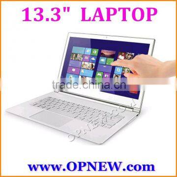 Cheap Ultra-slim 13.3 inch dual core laptop netbook wm8880 cpu 1.52Ghz with Bluetooth RJ45 port HDM 1GB DDRII 16GB Nandflash
