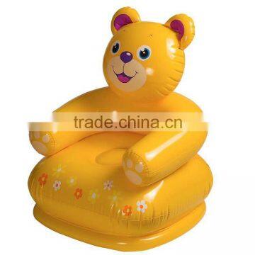 morden cartoon cheap mini bear inflatable sofa,adorable inflatable animal sofa