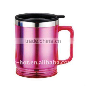 Double Wall Plastic Cup stainless steel inner