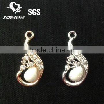 pearl and rhinestone pendant 4964#