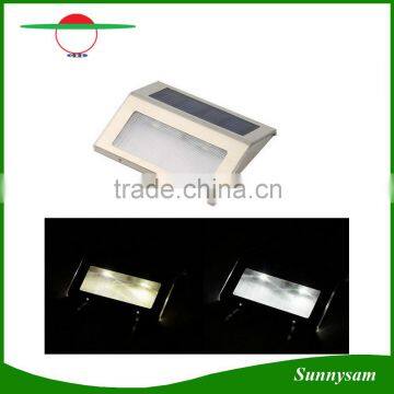 2pcs LED Solar Light Outdoor Yard Garden Pathway Waterproof Solar Powered Stair Lighting Lamp